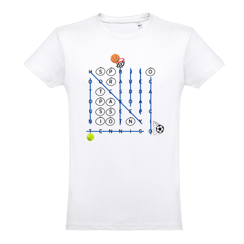 T-shirt Uomo Sport Blue Lines