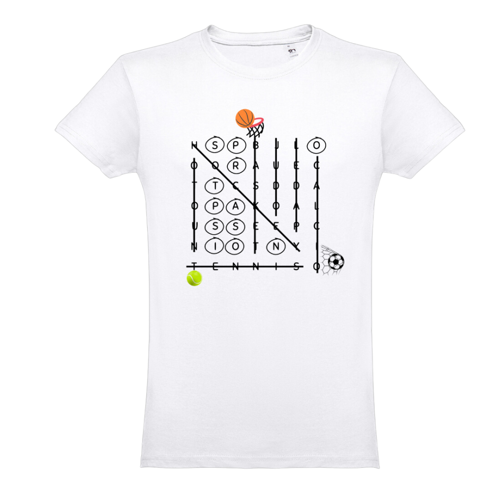 T-shirt Uomo Sport Black Lines