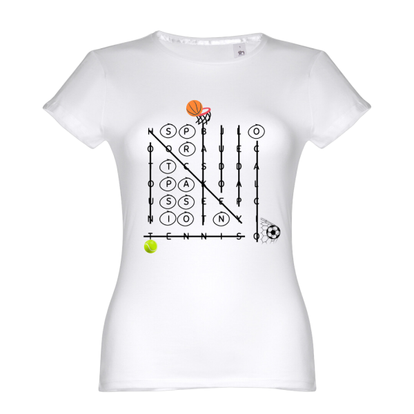 T-shirt Donna Sport Black Lines