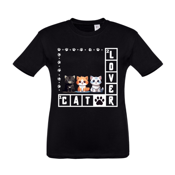 T-SHIRT BIMBO/A CAT LOVER - immagine 6