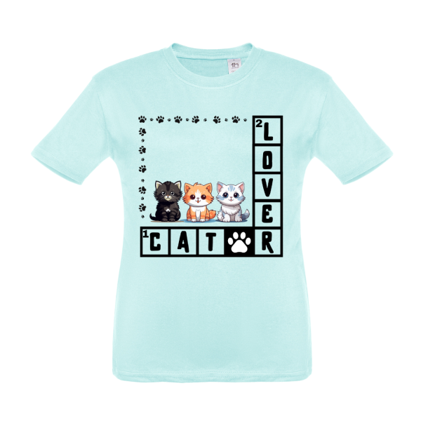 T-SHIRT BIMBO/A CAT LOVER - immagine 5