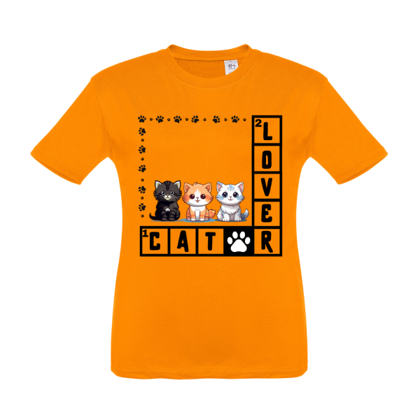 T-SHIRT BIMBO/A CAT LOVER - immagine 3