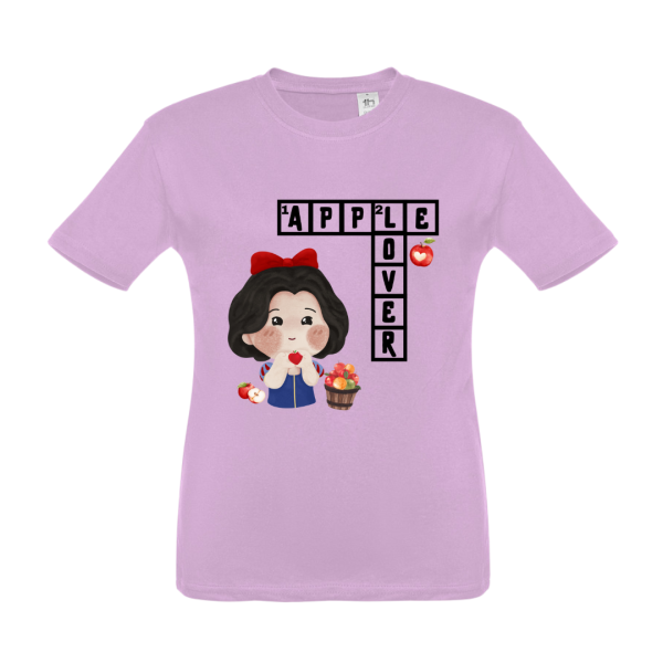 T-SHIRT BIMBA APPLE LOVER - immagine 4