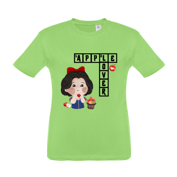 T-SHIRT BIMBA APPLE LOVER - immagine 7