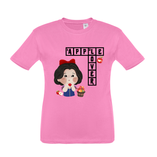 T-SHIRT BIMBA APPLE LOVER - immagine 5