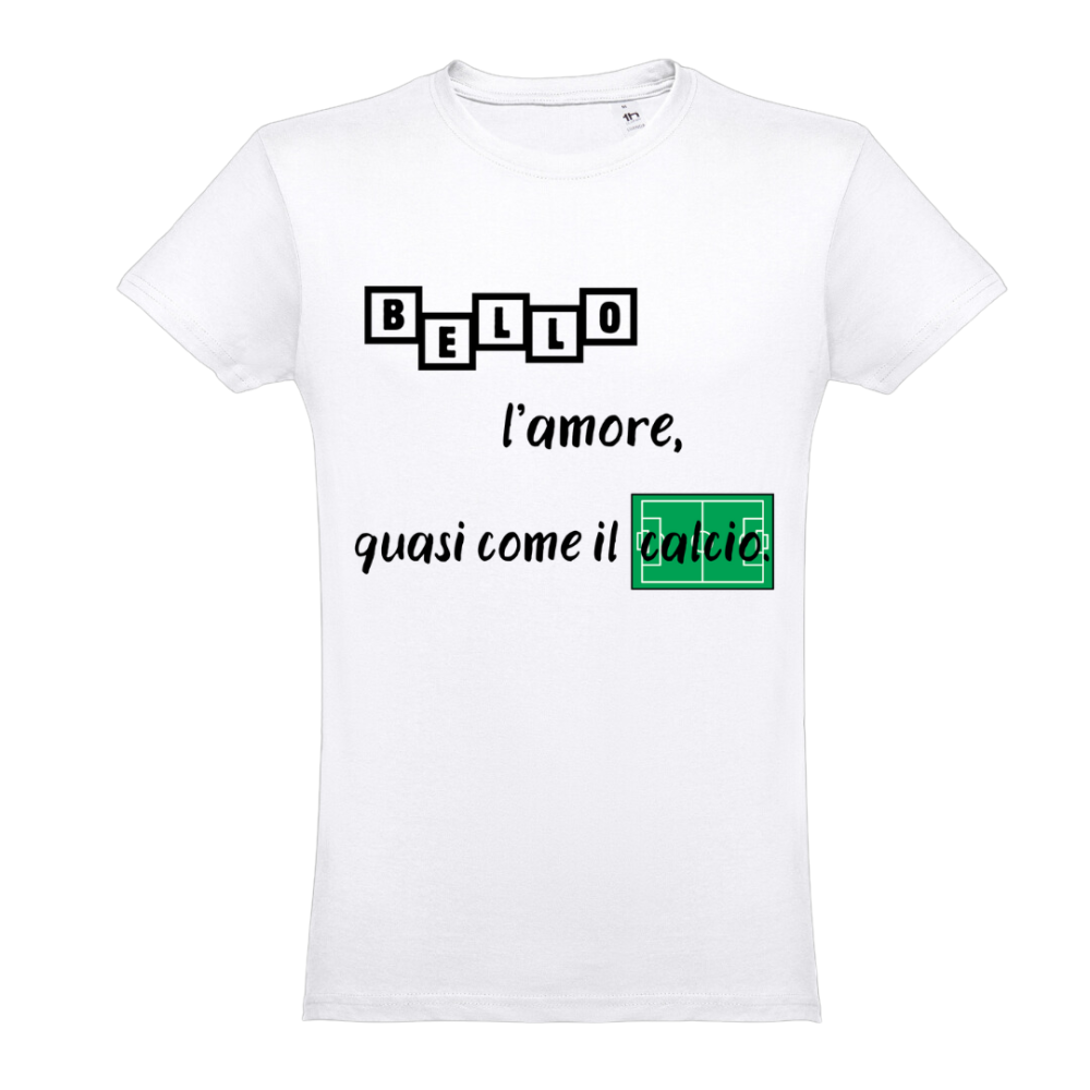 T-Shirt Uomo Quasi Come Il Calcio
