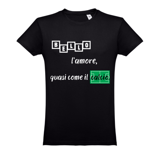 T-SHIRT UOMO QUASI COME IL CALCIO - immagine 3