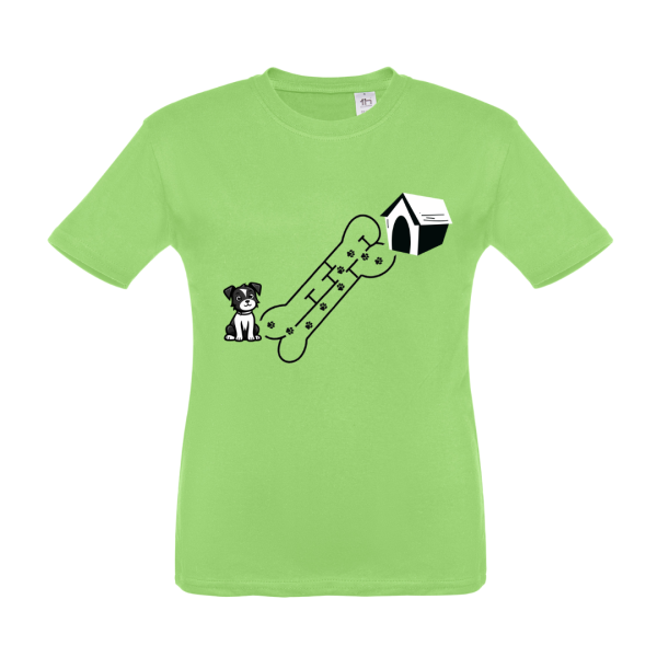 T-SHIRT BIMBO/A IL CANE ARRIVA ALLA CUCCIA - immagine 3