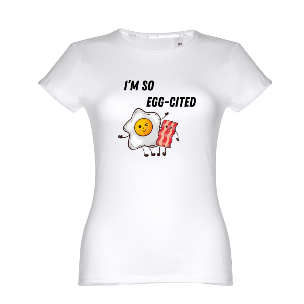 T-Shirt Donna Egg-Cited