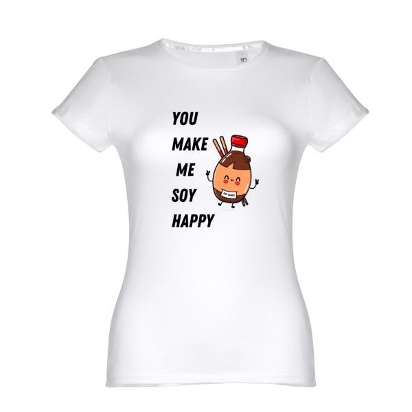 T-Shirt Donna Soy Happy