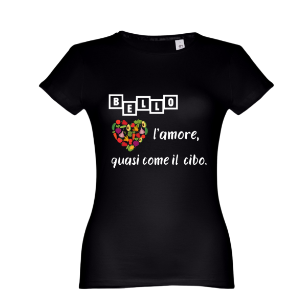 T-SHIRT DONNA QUASI COME IL CIBO - immagine 3