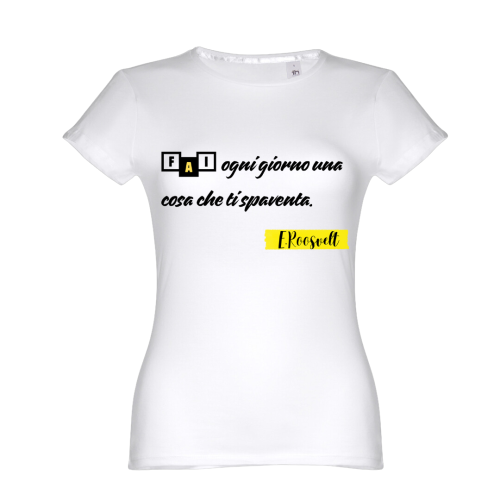 T-Shirt Donna Yellow Roosvelt