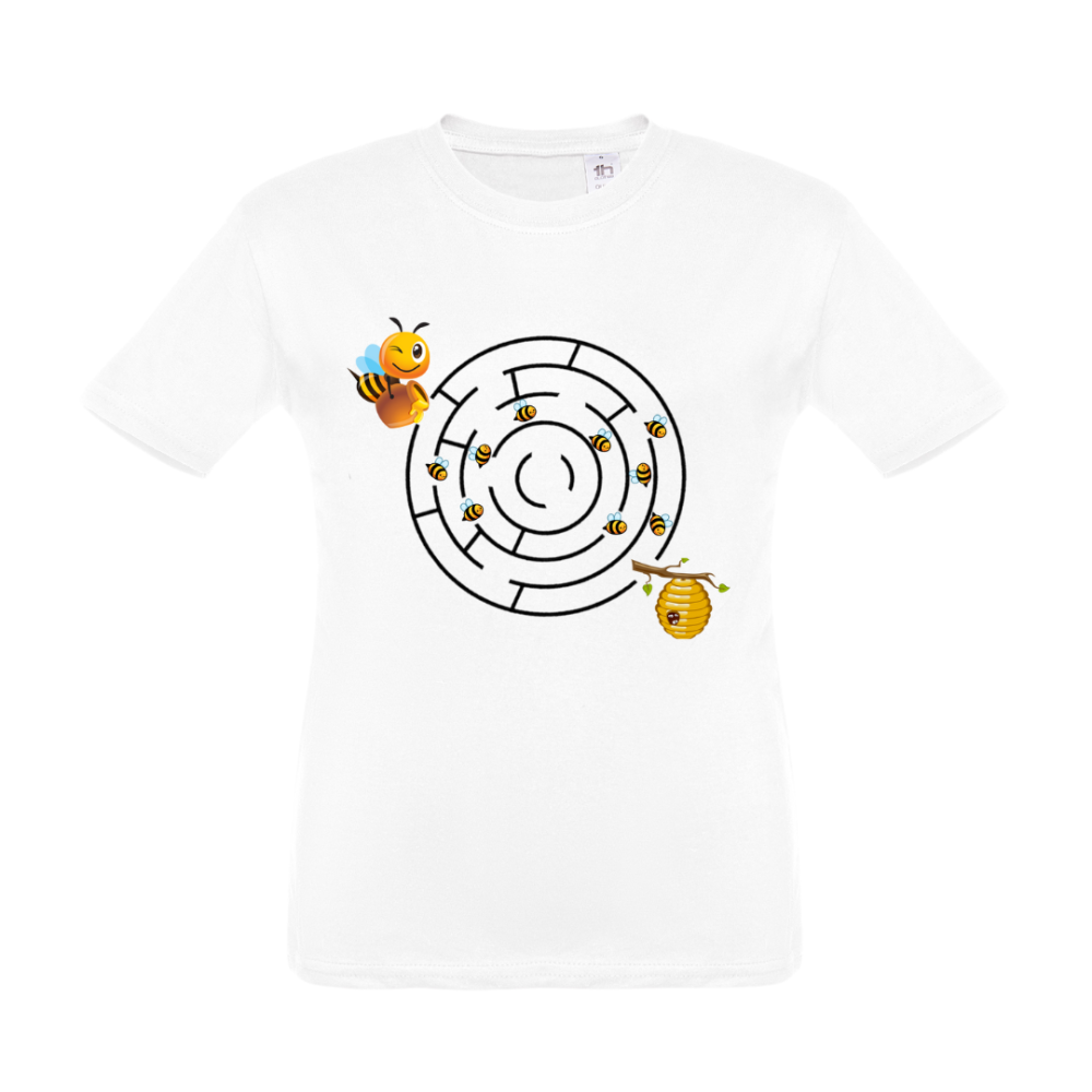 T-Shirt Bimbo/a L'Ape Arriva Al Miele