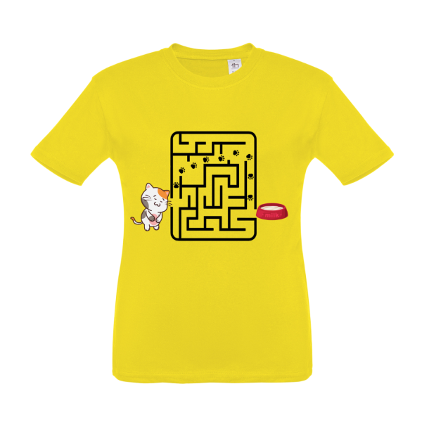T-SHIRT BIMBO/A IL GATTO ARRIVA AL LATTE - immagine 5
