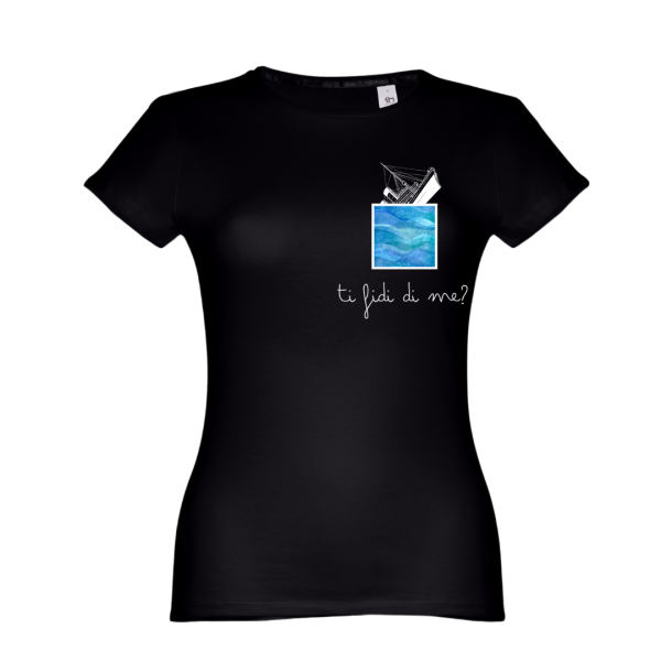 T-SHIRT DONNA TI FIDI DI ME - immagine 3