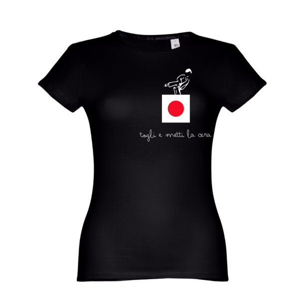 T-SHIRT DONNA TOGLI E METTI LA CERA - immagine 3