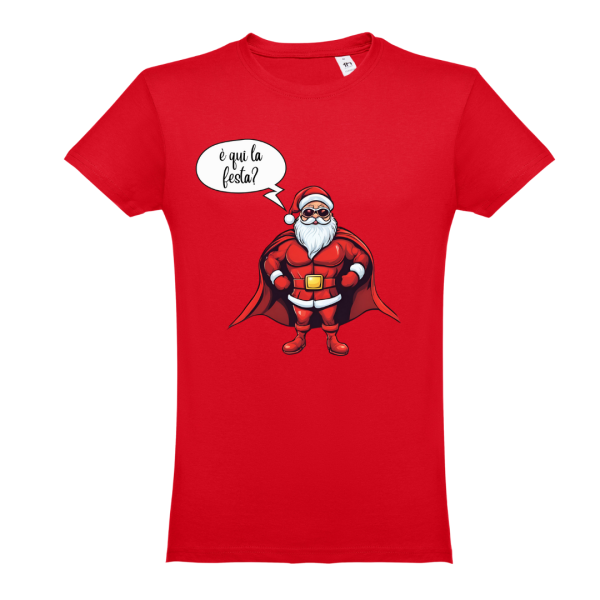 T-SHIRT E' QUI LA FESTA - immagine 2
