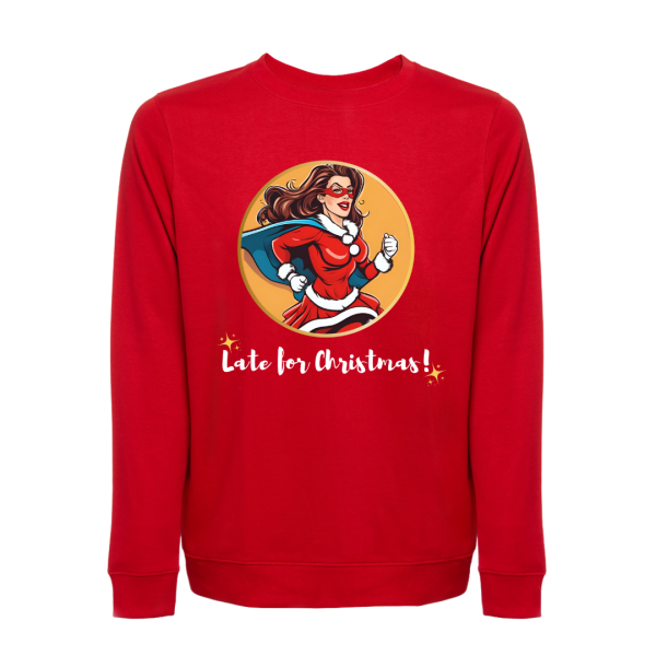 FELPA UNISEX LATE FOR CHRISTMAS - immagine 2