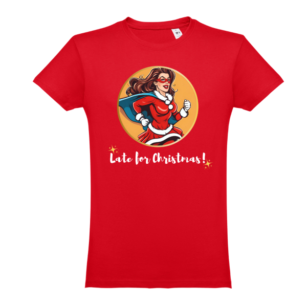 T-SHIRT LATE FOR CHRISTMAS - immagine 3