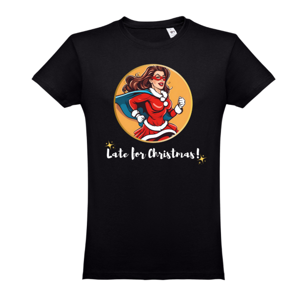 T-SHIRT LATE FOR CHRISTMAS - immagine 2